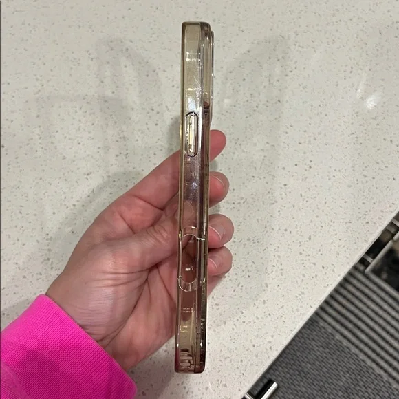 iPhone 16 Pro Max Kate Spade Floral glitter Clear Phone Case - Picture 4 of 6